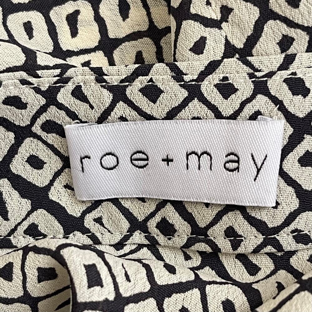 Roe + May Lido Maxi Maxi Dress - Marinege - Blue and Cream - Size XS - Picture 7 of 8